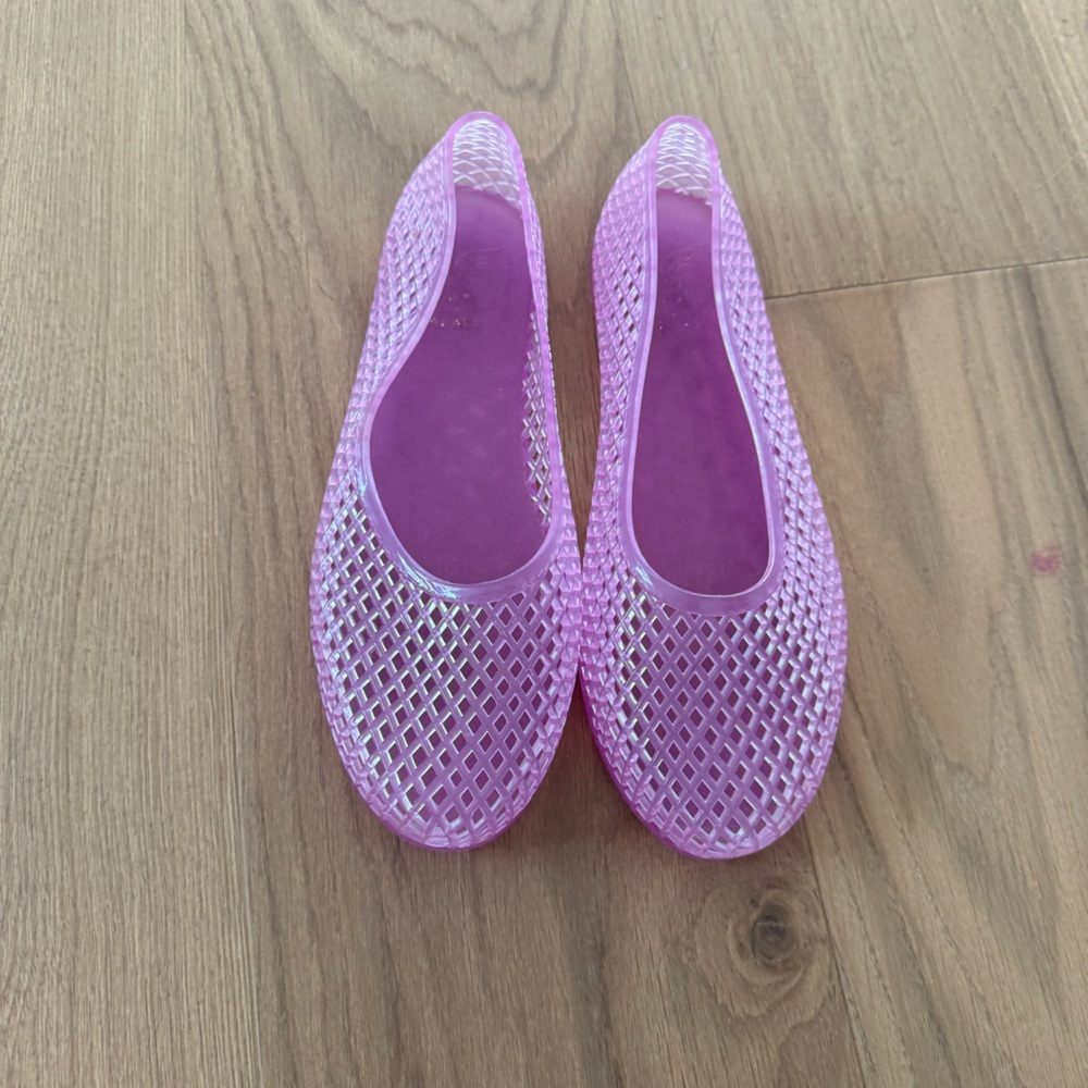 Ancient Greek Purple Jelly Slip-On Shoes